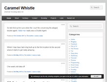 Tablet Screenshot of caramelwhistle.com